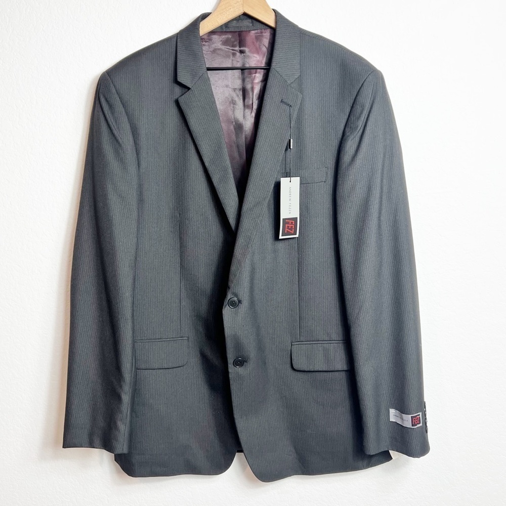 ANDREW FEZZA GREY SIZE 44L BLAZER ABNER MODEL BRAND NEW CAREER